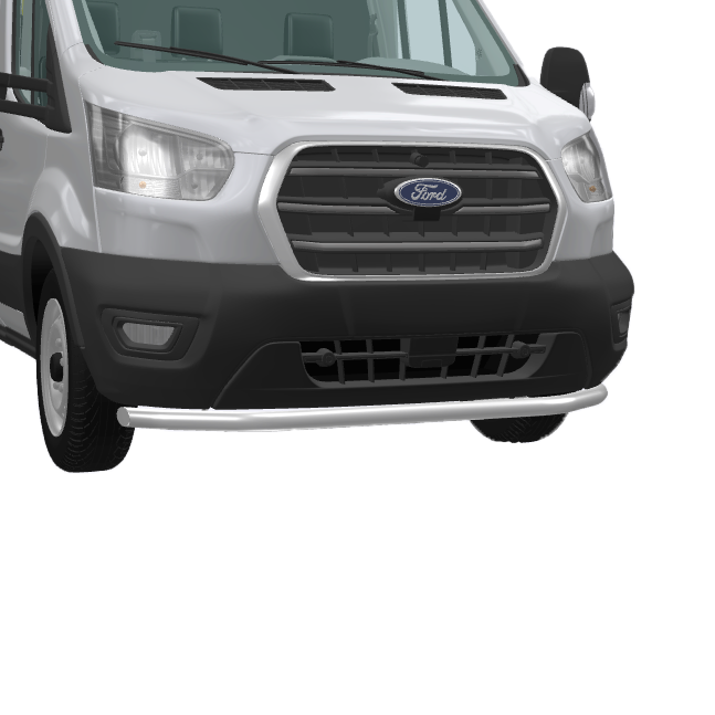 Série CityGuard | Protection basse en inox pour spoiler Ford Transit (2013 - 2019)