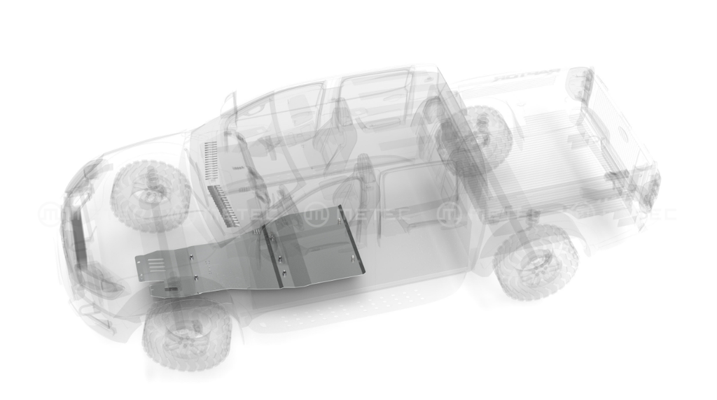 Série GMS | Protection alu moteur et boite à vitesses - Ford Ranger (2023 - )