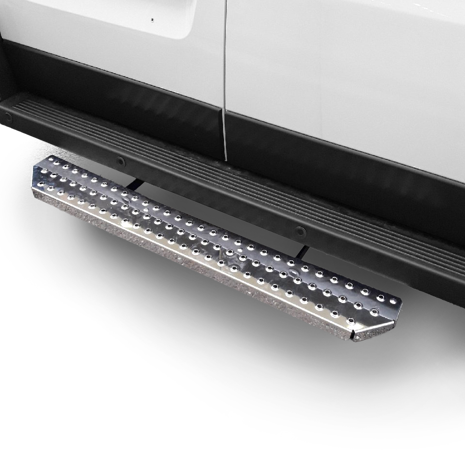 Série AKG | Marchepied arrière en inox pour Ford Transit sans attelage