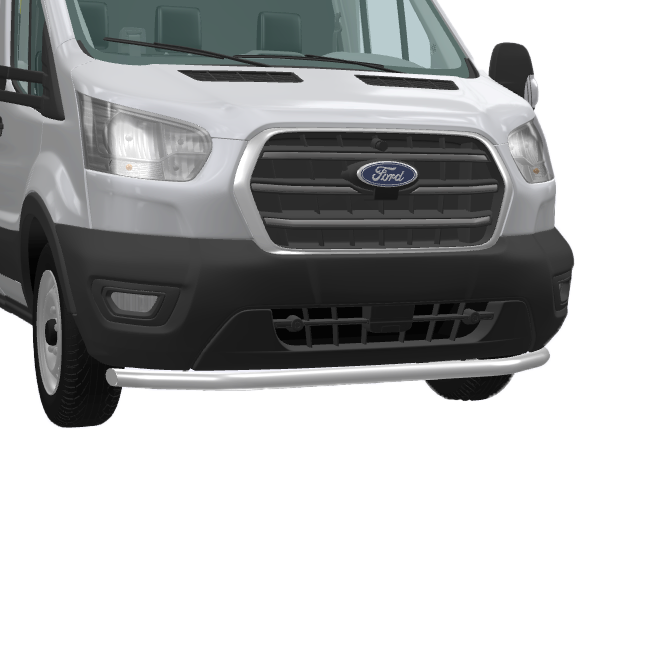 Série CityGuard | Protection basse en inox pour spoiler Ford Transit (2019 - )