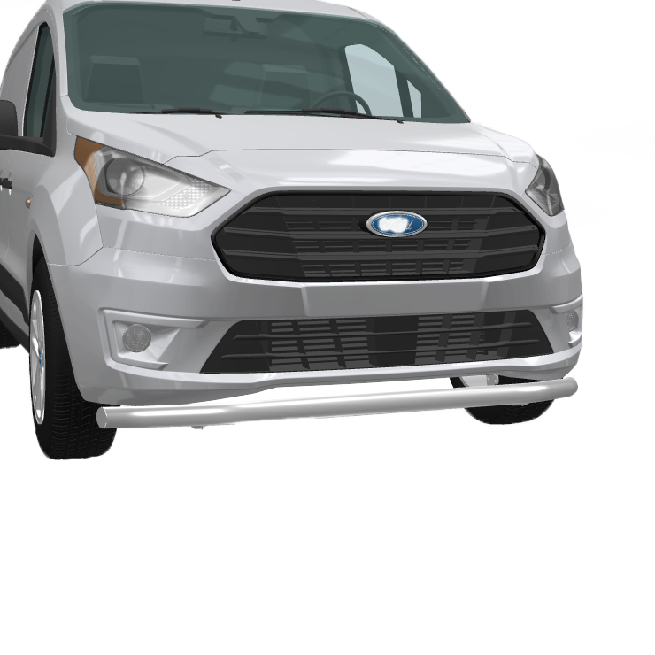 Série CityGuard | Protection basse en inox pour spoiler Ford Connect (2013 - 2018)