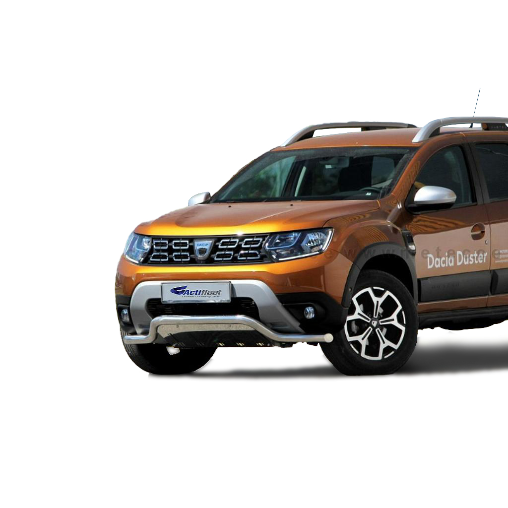 Série CityGuard | Barre de protection avant acier inox - Dacia Duster 