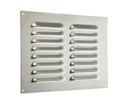 [GRI001ALB] Grille d'aération à poser en aluminium 166 x 241 mm